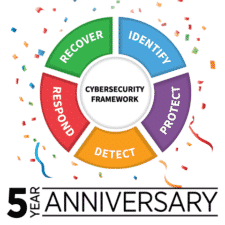NIST cybersecurity framework 5yrs