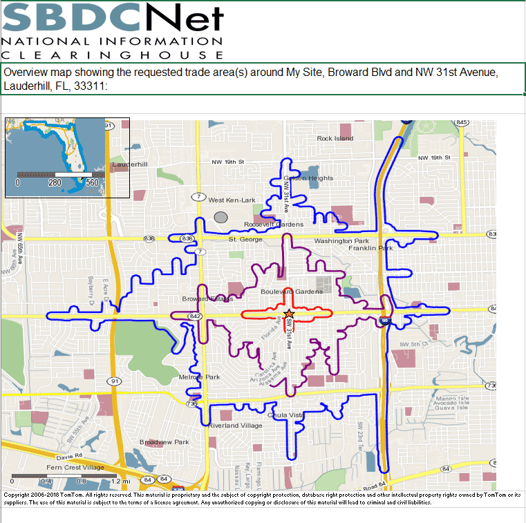 GIS Drive Time Analysis